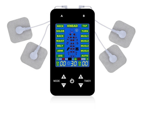 Tens/ems 15 Mod Masajeador Corporal Electroterapia Muscular 