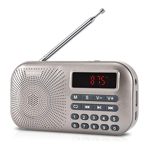 Geson Rm 155pro Am Fm Radio Mini Usb Soporta Jugador Al...