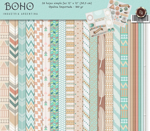 Colección Boho Scrapbooking X26 D' Arteche Crafts