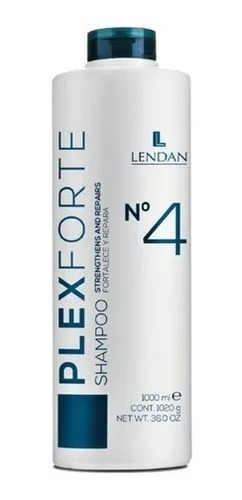 Lendan Plexforte #4 Shampoo Cabello Dañado Reparación 1 Lt.