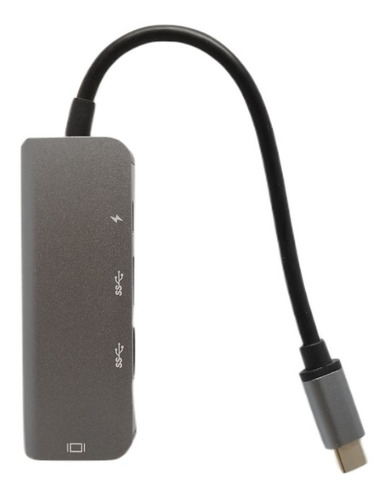 Dock Station Tc17 Usb-c Para Hdmi Hub 2x Usb 3.0 E 1x Usb-c