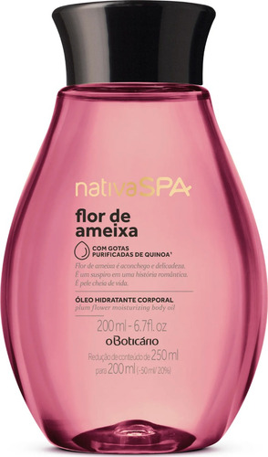  O Boticario Nativa Spa Oleo Hidratante Flor De Ameixa 200ml