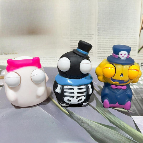 6 Juguete Para Apretar Con , Decoración De 12,5 X 5,5 X Cm