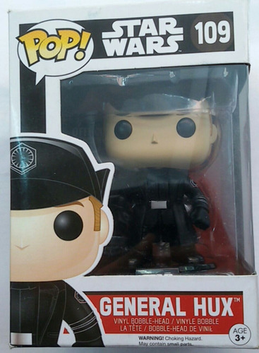 Funko Pop Star Wars General Hux #109 Caja Con Detalles Atras