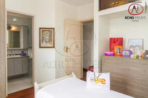 Imagem 27 de 30 de Cobertura Duplex Extraordinária À Venda Com 4 Suítes, 5 Salas, Piscina E Incrível Área Gourmet, 390 M² Por R$ 2.700.000 - Ponta Da Praia - Santos/sp - Co0095