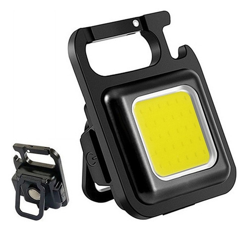 Lanterna Multifuncional Mini Glare Cob Chaveiro Pingente Led Cor da lanterna Preto Cor da luz Branco