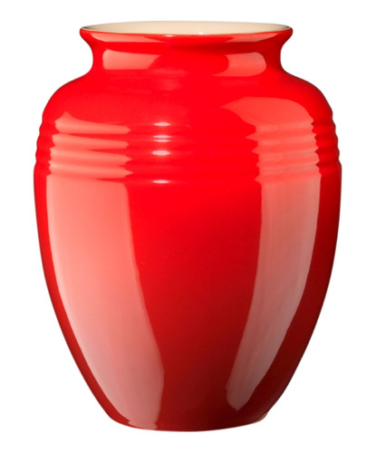 Vaso Le Creuset 15cm 1l Clássico Em Cerãmica Colorida Cor Vermelho