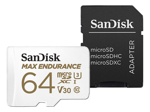 Sandisk Tarjeta Memoria Máxima Durabilidad 64gb + Adaptador