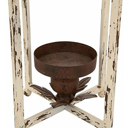 Imagen 6 de 7 de Casa De La Granja De Glitzhome Linternas De Metal De Madera