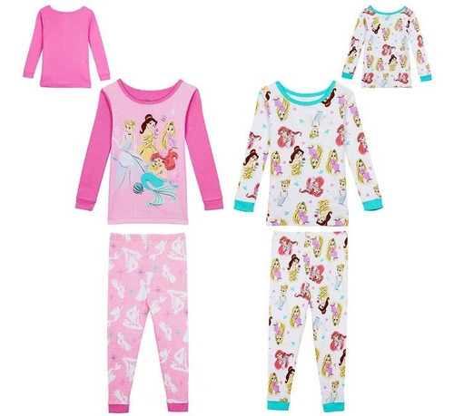 Pijama Para Niña Marca Disney Princesas Y Frozen