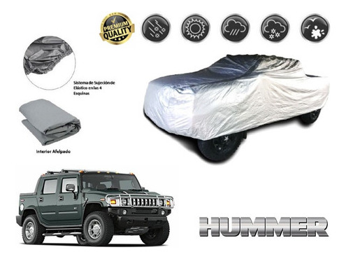 Forro Cubreauto Afelpada Premium Hummer H2 Pick Up 2006