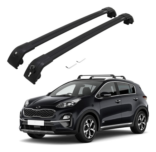 Barra Transversal Aluminio Para Kia Sportage Portaequipaje