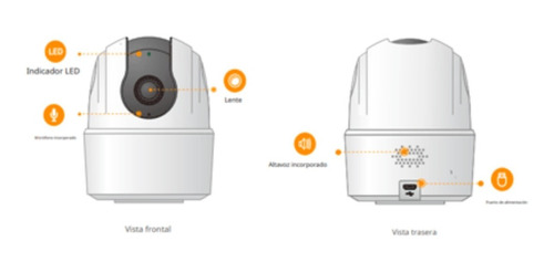 Imagen 2 de 2 de Camara Wifi Ip Imou 2mp Motorizada Audio Sd Deteccion Sirena Color Blanco