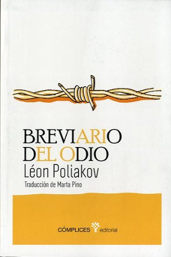 Libro Breviario Del Odio De Poliakov Leon