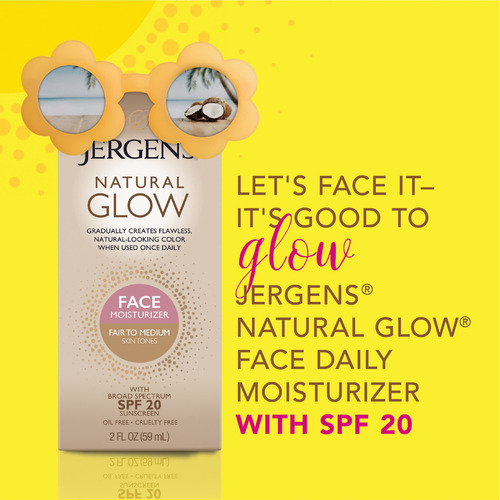 Crema Hidratante Jergens Natural Glow +reafirmante Con Facto