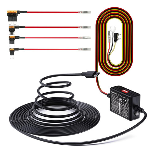 Vantrue - Kit De Cable Duro Acc De 3 Cables Para Cámara De S