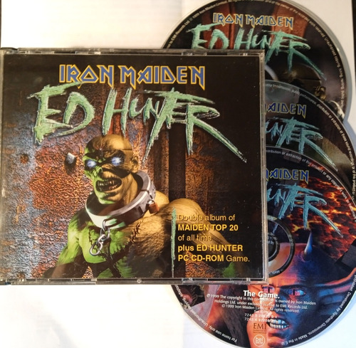 Cd Iron Maiden Ed Hunter Video Game Triple 1999