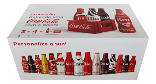 Caixa Fechada Coca Cola 25 Mini Garrafinhas