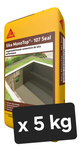 Sika Monotop 107 Impermeabilizante Cementicio X 5 Kg
