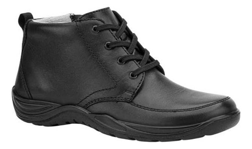 Zapato Escolar De Piel Flexi 9920 Negro Original Msi