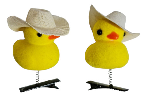 100 Patito Kawai Sombrero Norteño Broche Para El Cabello 