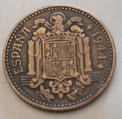 Moneda 1 Peseta 1944 España (coleccionistas)