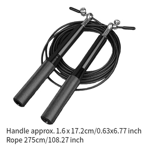 Cuerda Para Saltar Cuerda Para Saltar De Velocidad Negro