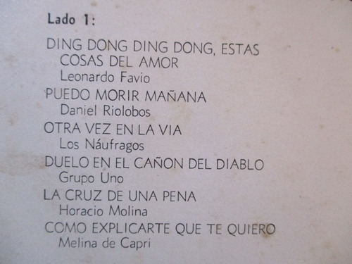 Imagen 3 de 7 de Leonardo Favio, Los Náufragos - Festival De Éxitos Vol. Ii