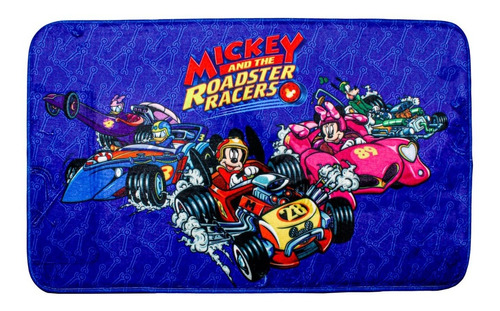 Tapete Infantil 50 X 80 Cm Mickey Roadster Racers Disney