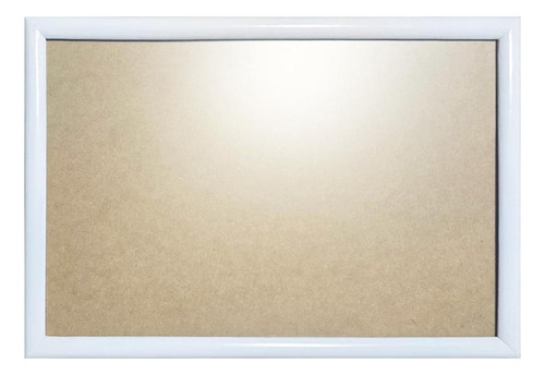 1 Marco De Madera Con Vidrio Anti 50x70cm, Todo Incluido Blanco
