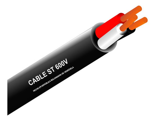 Cable Flexible St 3x12 600v X  Metro Cablesca