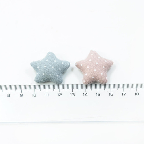12 Unidades Tela Acolchada Parches Estrella Apliques Para De