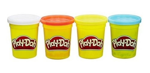 Imagen 2 de 2 de Masa Set X4 Play Doh Hasbro B5517 Colores Surtidos Educando