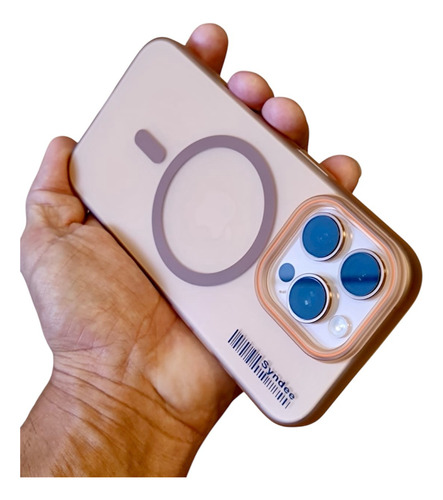 Capa Para iPhone 16 Pro, Max Magsafe Fosca Desert Titanium