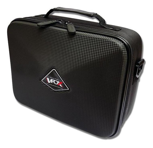 Bolsa Maleta Pesca Multiuso V-fox Ac-002 Porta Carretilha G Cor Preto