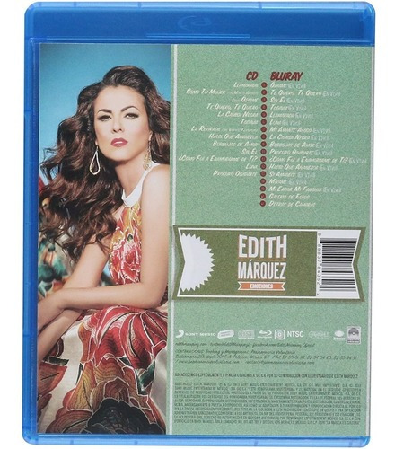 Edith Marquez: Emociones Blu Ray + Cd Album Nuevo