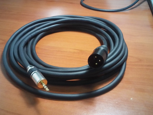 Cable De Sonido Plug 3.5mm A Xlr Canon Macho De 5 Metros 