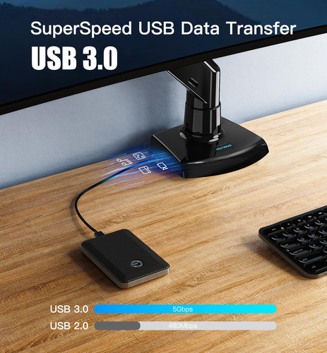 Brazo De Monitor Ultrawide Huanuo Para Pantallas Máximas De