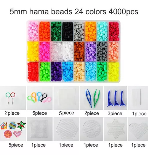 Perler Hama Beads 2,6 Mm Varias Cores 500 Unidades