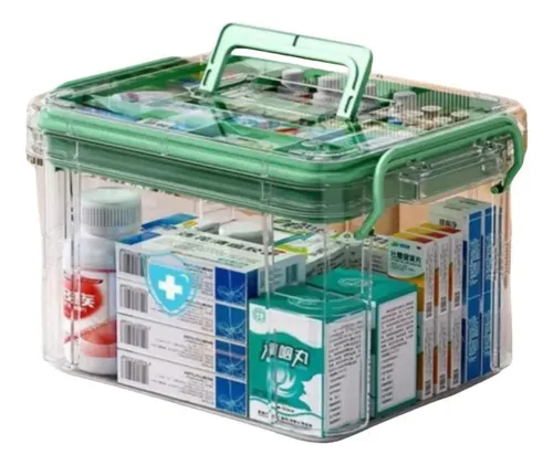 Caixa Transparente De Armazenamento De Medicamentos Mokasi