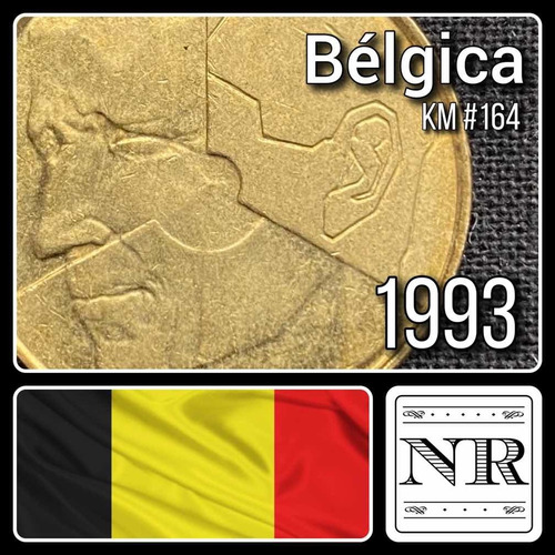 Belgica - 5 Francs - Año 1993 - Km #164 - Baudouin I