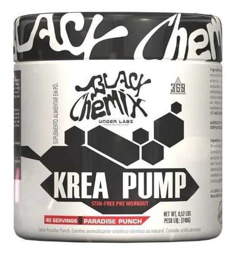 Krea Pump Black Chemix 240g - Under Labz