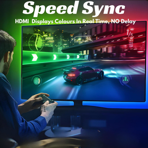 Lumessco Hdmi Tv Backlight Sync Box Box Kit - Rgb Circuito I
