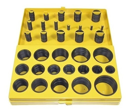 Imagen 2 de 3 de Set De Oring De Goma Surtido 419 Piezas Mm Black Jack R018