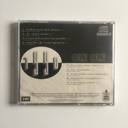 Ole Ole - 1990 - Cd (Usado)