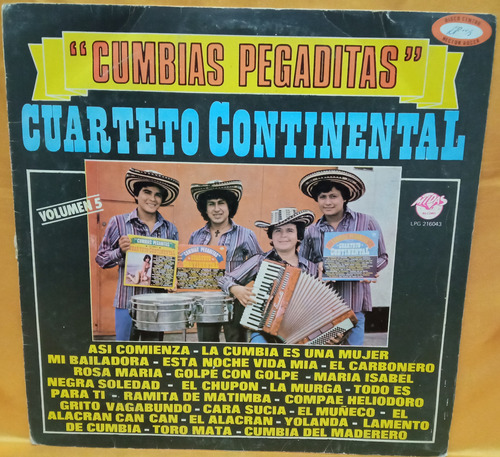 O Cuarteto Continental Cumbias Pegaditas Vol 5 Ricewithduck
