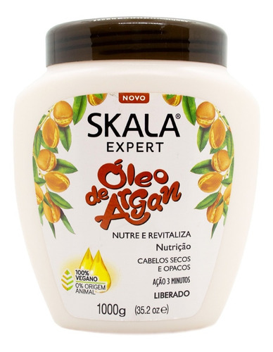 Skala Oleo De Argan Máscara Vegana X1kg - Crema Pelos Secos