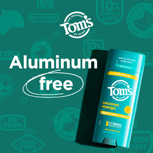 Desodorante Tom's Of Maine, Coco Y Mango, 96 Ml (paquete De