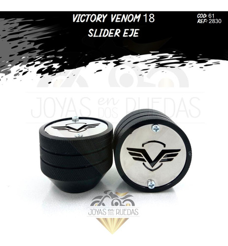 Victory Venom 18 Articulo Spools Sliders Eje
