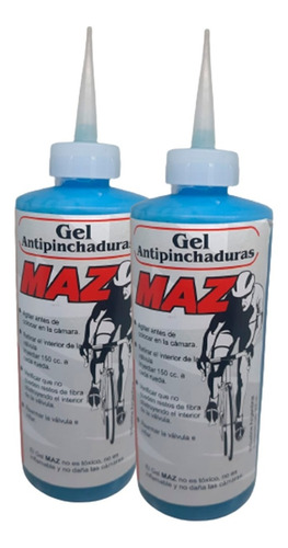 Sellador Antipinchaduras Bicicleta Bkzam 300cc. X 2 Unidades